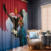 Personalised Mongolia Window Curtain Eagle Hunters - Wonder Print Shop