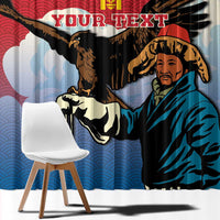 Personalised Mongolia Window Curtain Eagle Hunters - Wonder Print Shop