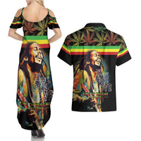 Happy Birthday Legend Bob Couples Matching Summer Maxi Dress and Hawaiian Shirt Thank You For The Memories - Wonder Print Shop