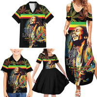 Happy Birthday Legend Bob Family Matching Summer Maxi Dress and Hawaiian Shirt Thank You For The Memories - Wonder Print Shop