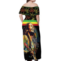 Happy Birthday Legend Bob Off Shoulder Maxi Dress Thank You For The Memories - Wonder Print Shop