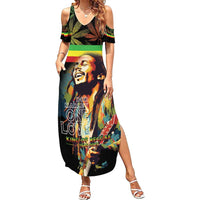 Happy Birthday Legend Bob Summer Maxi Dress Thank You For The Memories - Wonder Print Shop