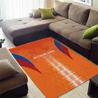 Netherlands Football Area Rug Go Champions Oranje - Wonder Print Shop