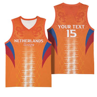 Custom Netherlands Football Basketball Jersey Go Champions Oranje - Wonder Print Shop