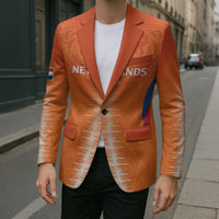 Custom Netherlands Football Blazer Go Champions Oranje - Wonder Print Shop