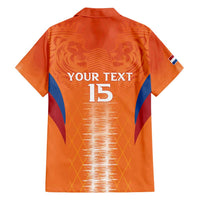 Custom Netherlands Football Family Matching Long Sleeve Bodycon Dress and Hawaiian Shirt Go Champions Oranje - Wonder Print Shop