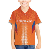 Custom Netherlands Football Family Matching Mermaid Dress and Hawaiian Shirt Go Champions Oranje - Wonder Print Shop