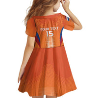 Custom Netherlands Football Family Matching Puletasi and Hawaiian Shirt Go Champions Oranje - Wonder Print Shop
