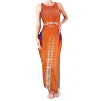 Custom Netherlands Football Family Matching Tank Maxi Dress and Hawaiian Shirt Go Champions Oranje - Wonder Print Shop