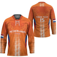 Custom Netherlands Football Hockey Jersey Go Champions Oranje - Wonder Print Shop