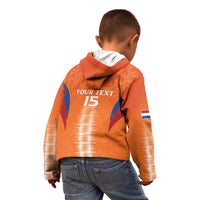Custom Netherlands Football Kid Hoodie Go Champions Oranje - Wonder Print Shop