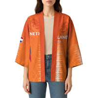 Custom Netherlands Football Kimono Go Champions Oranje - Wonder Print Shop