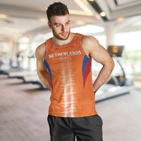 Custom Netherlands Football Men Tank Top Go Champions Oranje - Wonder Print Shop