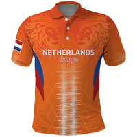 Custom Netherlands Football Polo Shirt Go Champions Oranje - Wonder Print Shop