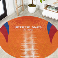 Netherlands Football Round Carpet Go Champions Oranje - Wonder Print Shop