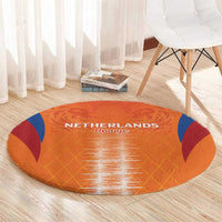 Netherlands Football Round Carpet Go Champions Oranje - Wonder Print Shop