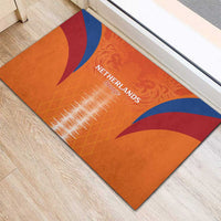 Netherlands Football Rubber Doormat Go Champions Oranje - Wonder Print Shop