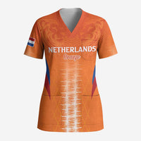 Custom Netherlands Football Scrub Top Go Champions Oranje - Wonder Print Shop