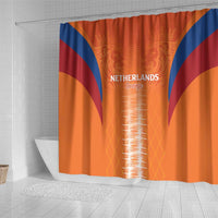 Netherlands Football Shower Curtain Go Champions Oranje - Wonder Print Shop