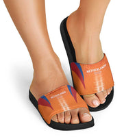 Netherlands Football Slide Sandals Go Champions Oranje - Wonder Print Shop