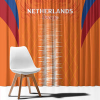 Netherlands Football Window Curtain Go Champions Oranje - Wonder Print Shop