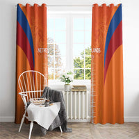 Netherlands Football Window Curtain Go Champions Oranje - Wonder Print Shop
