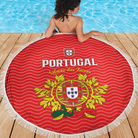 Portugal Football 2026 Beach Blanket Team of the Quincunxes - Wonder Print Shop