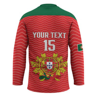 Custom Portugal Football 2026 Hockey Jersey Team of the Quincunxes - Wonder Print Shop