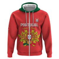 Custom Portugal Football 2026 Hoodie Team of the Quincunxes - Wonder Print Shop