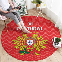 Portugal Football 2026 Round Carpet Team of the Quincunxes - Wonder Print Shop