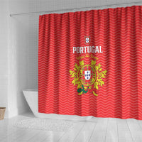 Portugal Football 2026 Shower Curtain Team of the Quincunxes - Wonder Print Shop