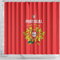 Portugal Football 2026 Shower Curtain Team of the Quincunxes - Wonder Print Shop
