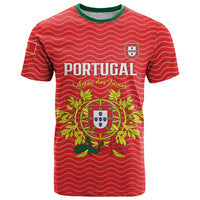 Custom Portugal Football 2026 T Shirt Team of the Quincunxes - Wonder Print Shop