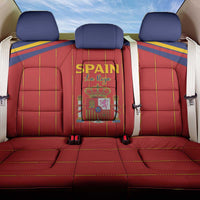 Spain Football 2026 Back Car Seat Cover Go Champions La Roja - Wonder Print Shop