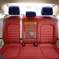 Spain Football 2026 Back Car Seat Cover Go Champions La Roja - Wonder Print Shop