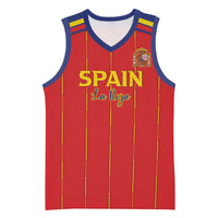 Custom Spain Football 2026 Basketball Jersey Go Champions La Roja - Wonder Print Shop