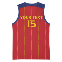 Custom Spain Football 2026 Basketball Jersey Go Champions La Roja - Wonder Print Shop