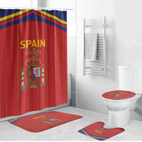 Spain Football 2026 Bathroom Set Go Champions La Roja - Wonder Print Shop