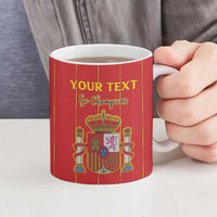Custom Spain Football 2026 Ceramic Mug Go Champions La Roja - Wonder Print Shop