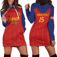 Custom Spain Football 2026 Hoodie Dress Go Champions La Roja - Wonder Print Shop