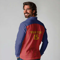 Custom Spain Football 2026 Long Sleeve Polo Shirt Go Champions La Roja - Wonder Print Shop
