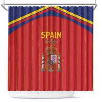 Spain Football 2026 Shower Curtain Go Champions La Roja - Wonder Print Shop
