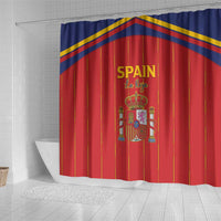 Spain Football 2026 Shower Curtain Go Champions La Roja - Wonder Print Shop