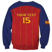 Custom Spain Football 2026 Sweatshirt Go Champions La Roja - Wonder Print Shop