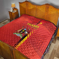Uganda Football Quilt Go Champions Cranes - Wonder Print Shop