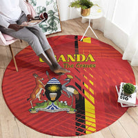 Uganda Football Round Carpet Go Champions Cranes - Wonder Print Shop