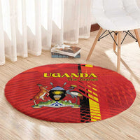 Uganda Football Round Carpet Go Champions Cranes - Wonder Print Shop