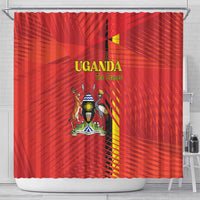 Uganda Football Shower Curtain Go Champions Cranes - Wonder Print Shop