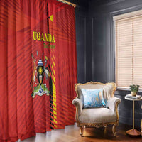 Uganda Football Window Curtain Go Champions Cranes - Wonder Print Shop