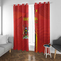 Uganda Football Window Curtain Go Champions Cranes - Wonder Print Shop